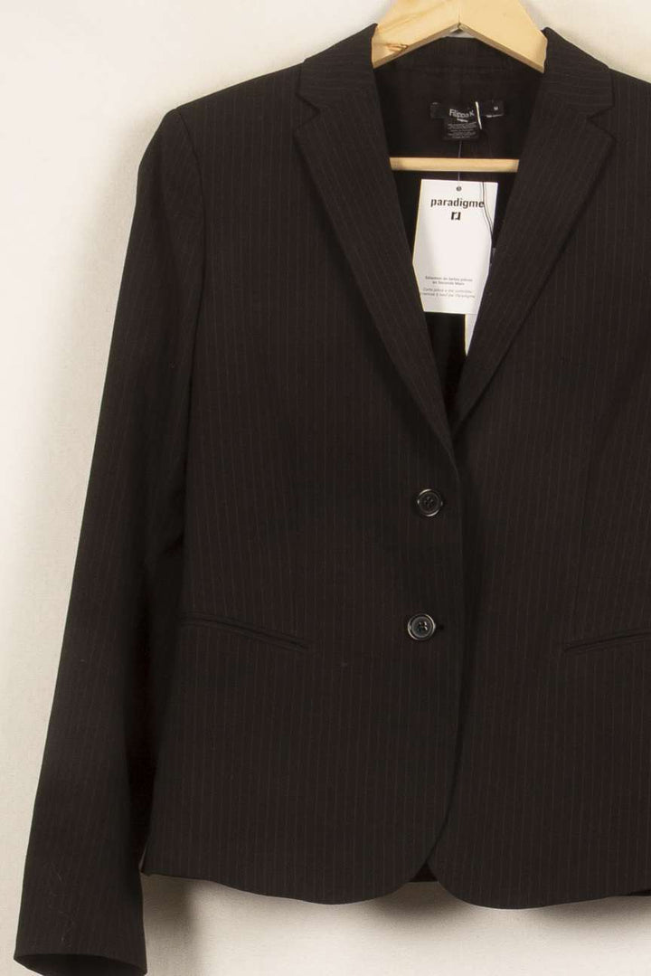 Blazer Noir - Taille M/38 de la marque Filippa K | PARAD58938 - Vendu par Paradigme - Image 3