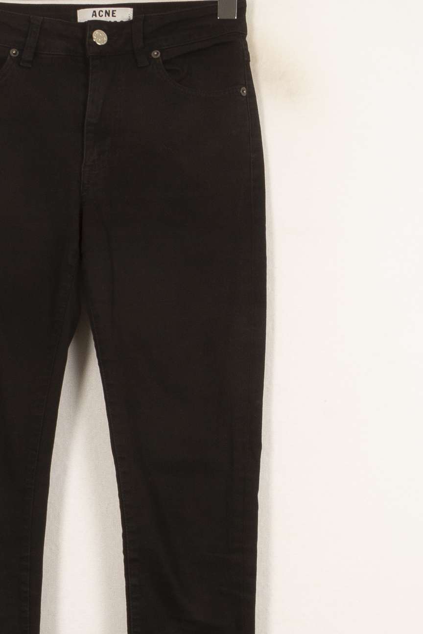 Jean Slim Noir - Taille S/36 de la marque Acne Studios | PARAD58939 - Vendu par Paradigme - Image 3