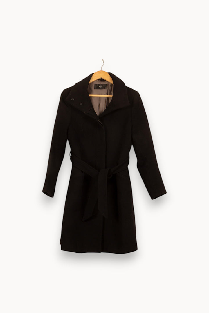 Manteau Noir - Taille M/38 de la marque Filippa K | PARAD58940 - Vendu par Paradigme - Image 2