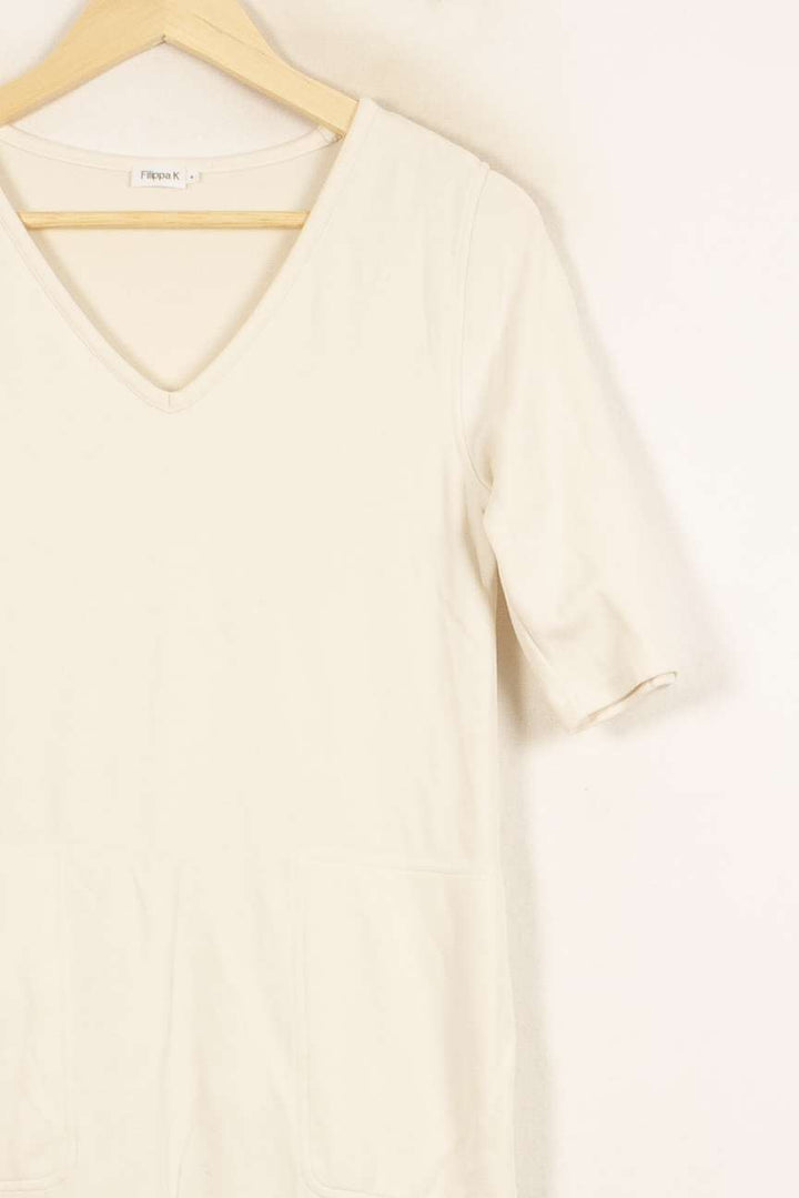 Robe Mi-Longue Blanche - Taille S/36 de la marque Filippa K | PARAD58941 - Vendu par Paradigme - Image 3