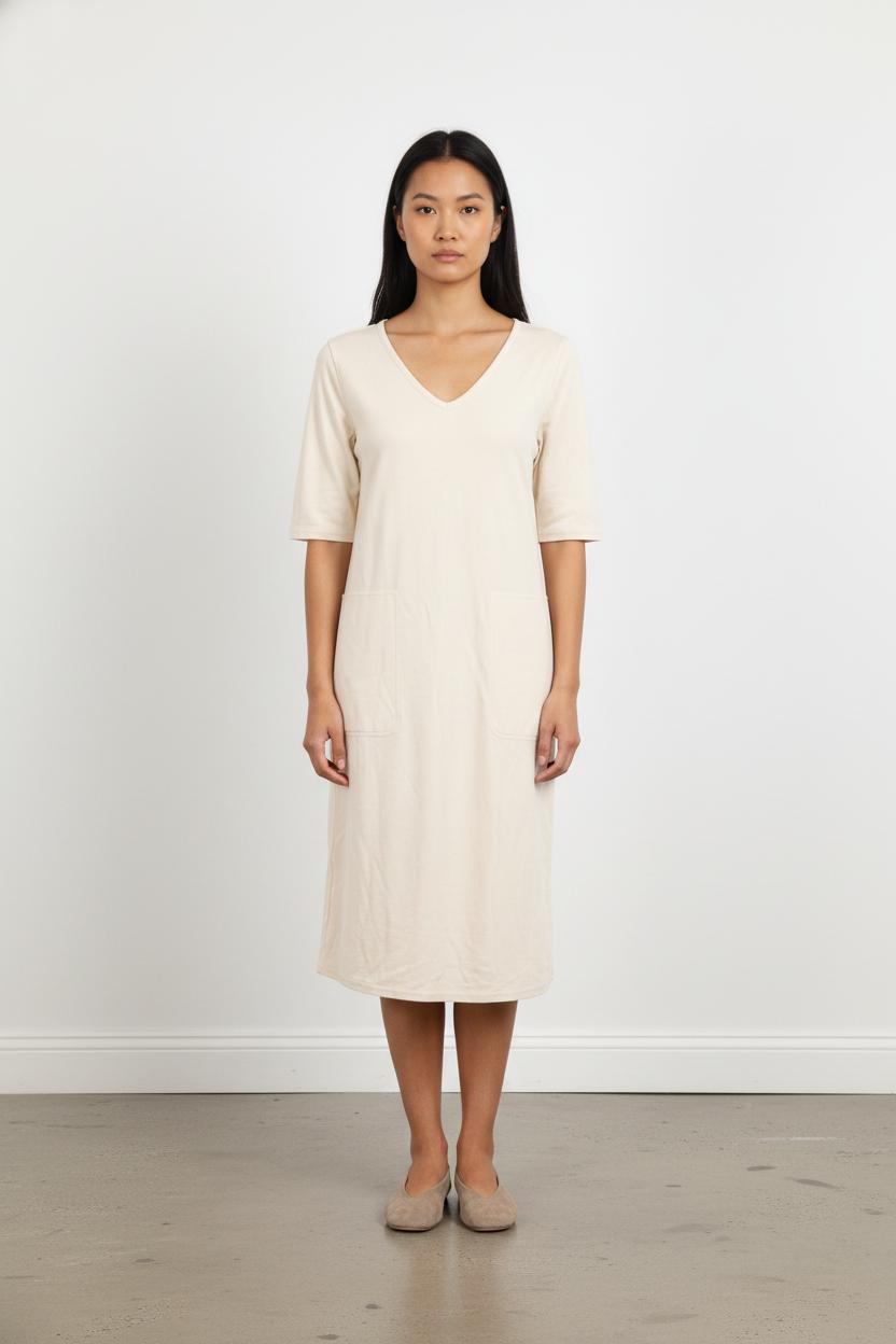 Robe Mi-Longue Blanche - Taille S/36