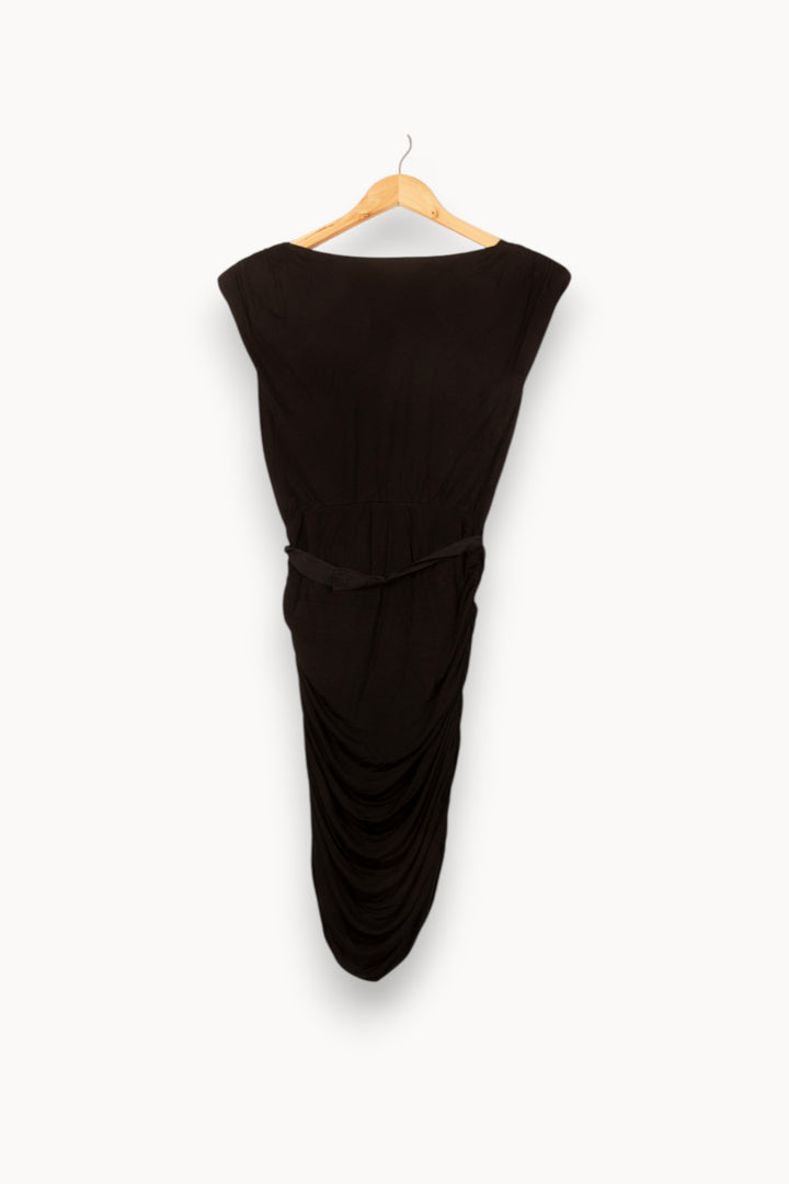 Robe Courte Noire - Taille S/36 de la marque Sandro | PARAD58973 - Vendu par Paradigme - Image 4