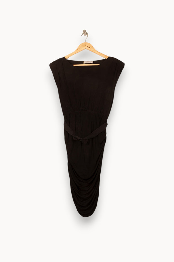 Robe Courte Noire - Taille S/36 de la marque Sandro | PARAD58973 - Vendu par Paradigme - Image 2