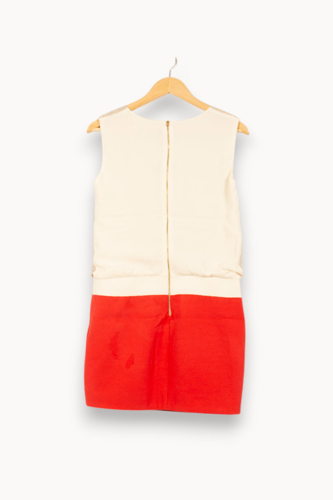 Robe Courte Dorée et Rouge - Taille S/36 de la marque Maje | PARAD58974 - Vendu par Paradigme - Image 4