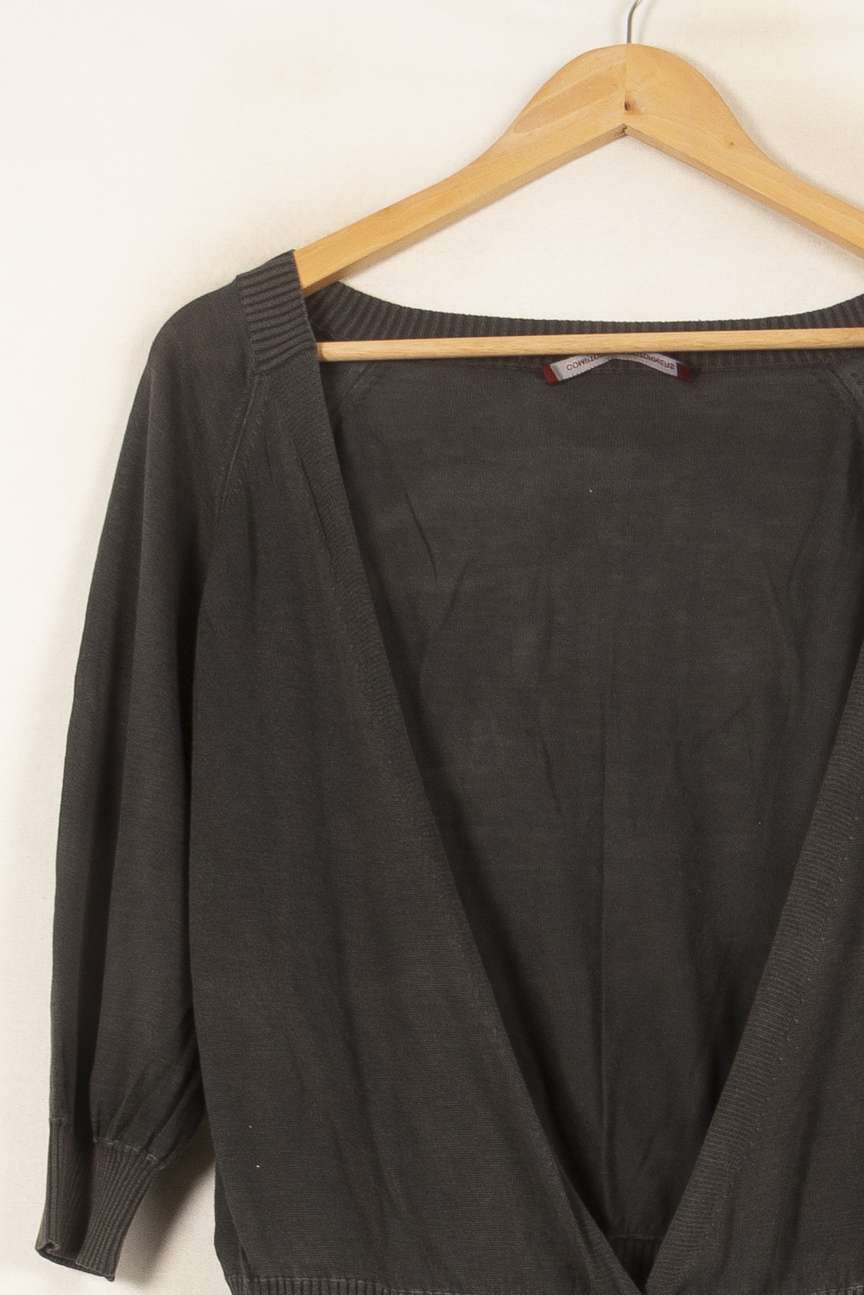 Cardigan Gris - Taille S/36 de la marque Comptoir des Cotonniers | PARAD58976 - Vendu par Paradigme - Image 3