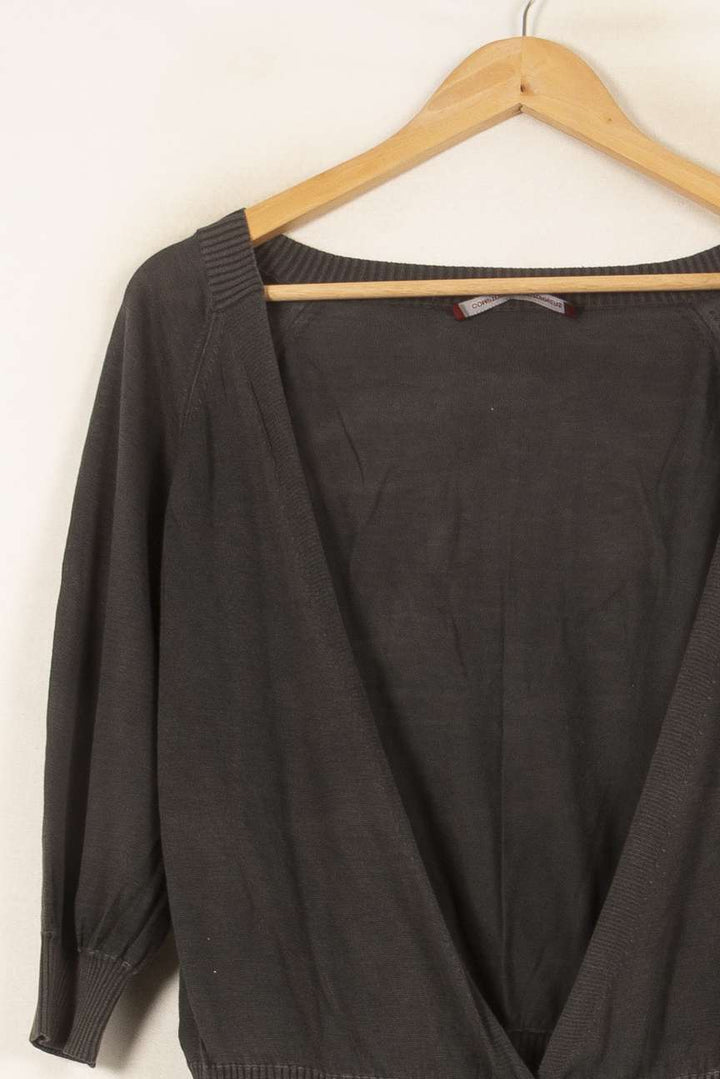 Cardigan Gris - Taille S/36 de la marque Comptoir des Cotonniers | PARAD58976 - Vendu par Paradigme - Image 3