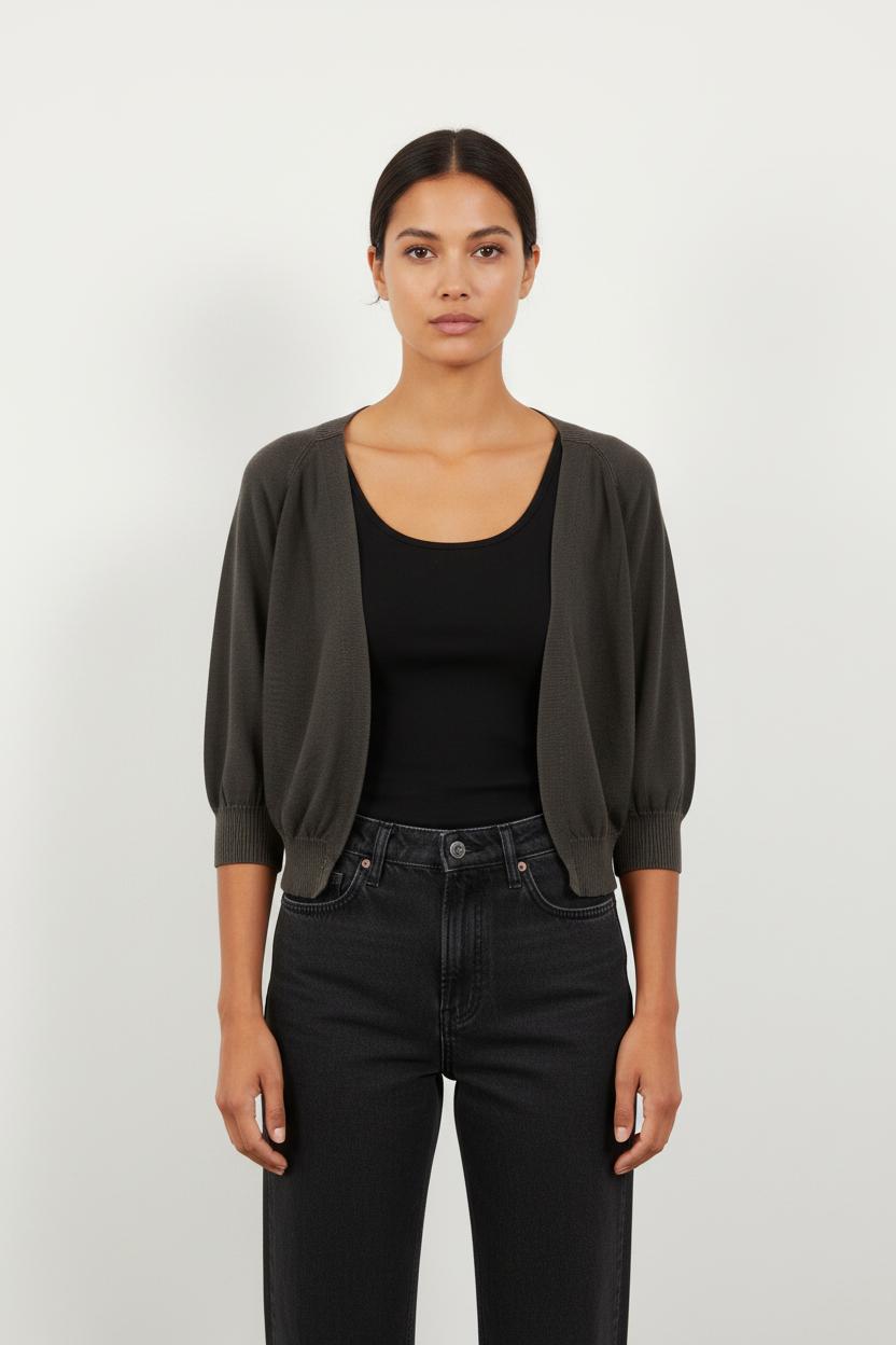 Cardigan Gris - Taille S/36