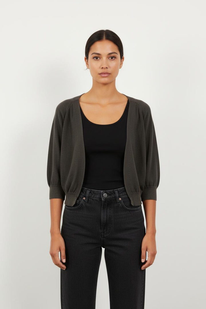 Cardigan Gris - Taille S/36