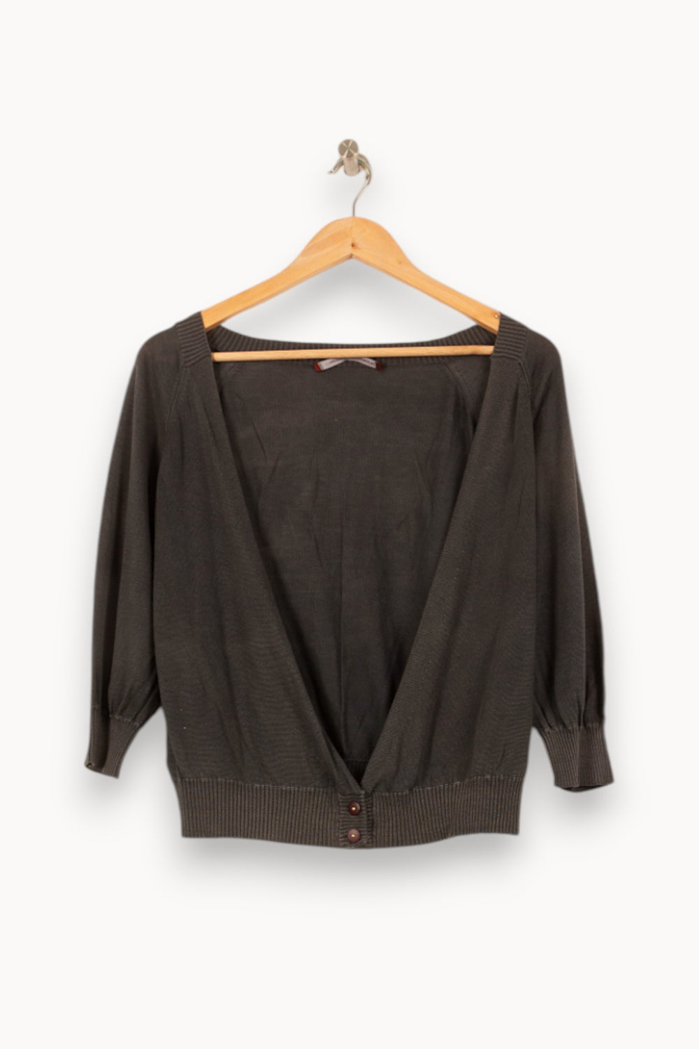 Cardigan Gris - Taille S/36 de la marque Comptoir des Cotonniers | PARAD58976 - Vendu par Paradigme - Image 2