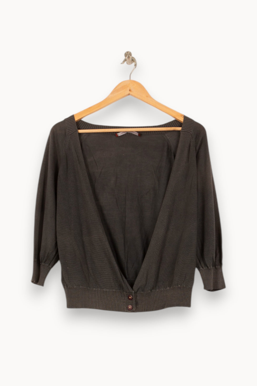 Cardigan Gris - Taille S/36 de la marque Comptoir des Cotonniers | PARAD58976 - Vendu par Paradigme - Image 2