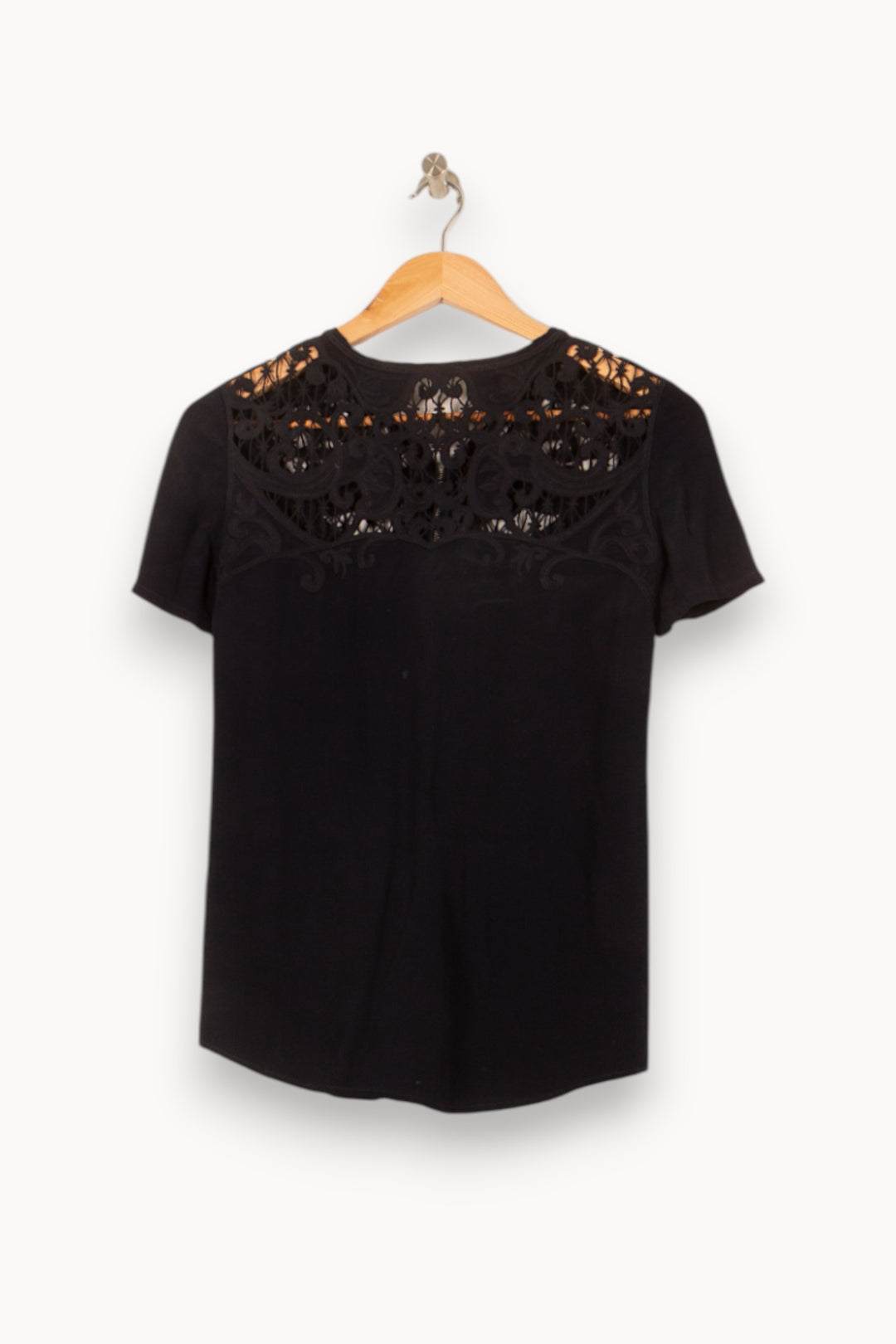 Blouse Noire - Taille XS/34 de la marque The Kooples | PARAD58978 - Vendu par Paradigme - Image 4