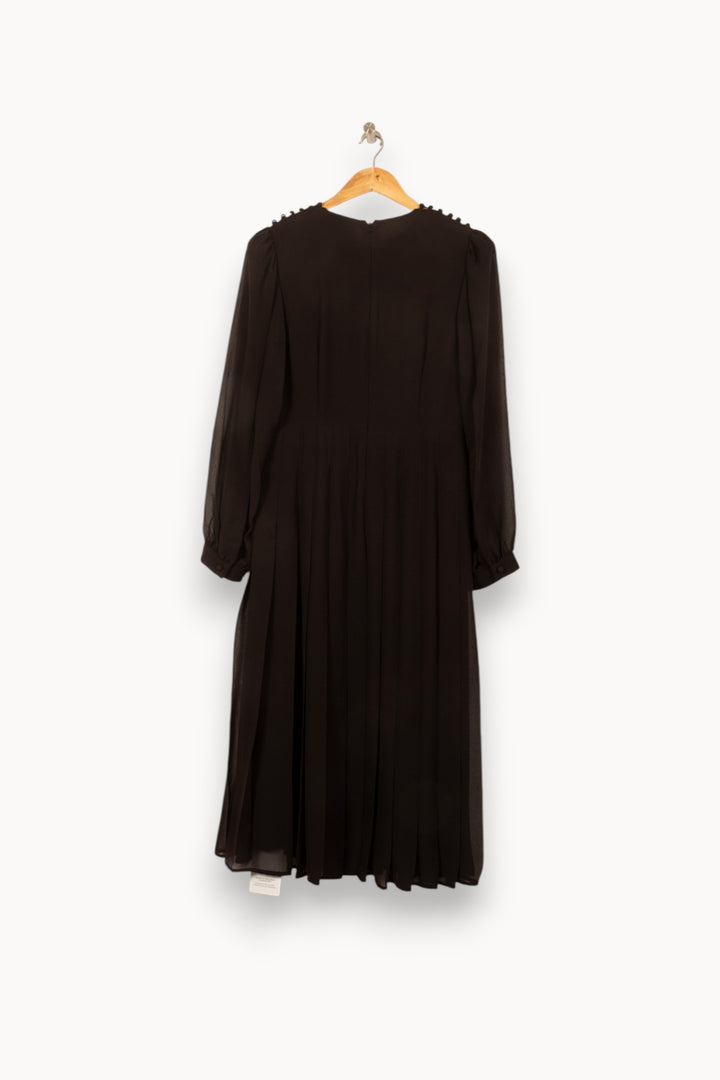 Robe Longue Noire - Taille S/36 de la marque The Kooples | PARAD58987 - Vendu par Paradigme - Image 4