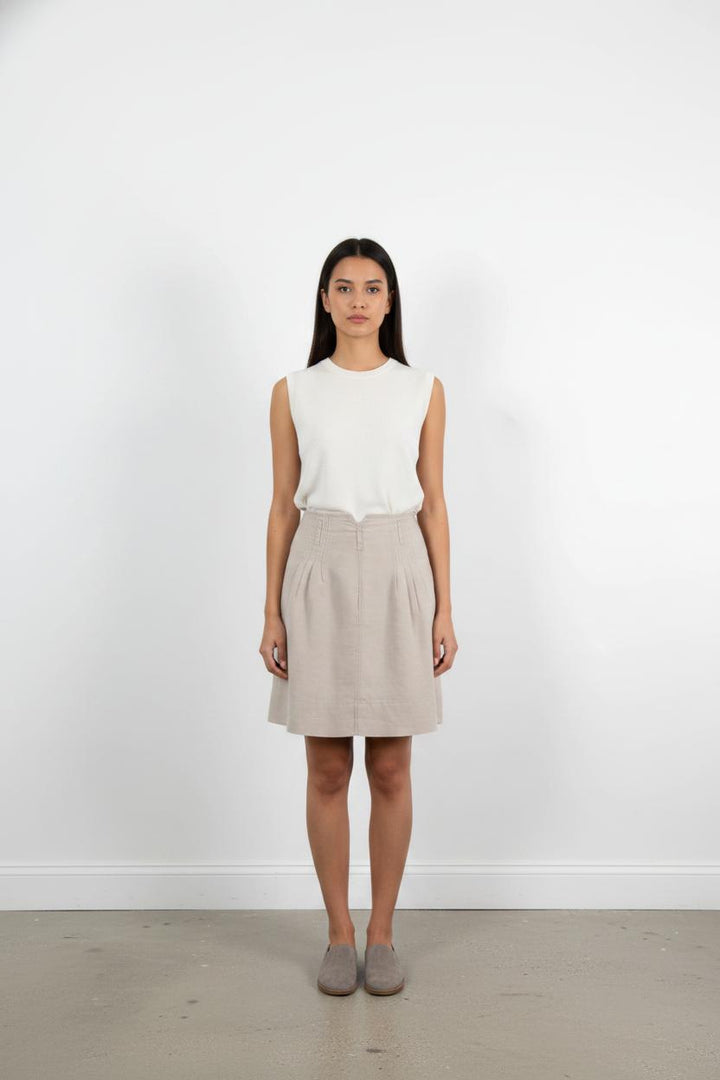 Jupe Courte Beige - Taille XS/34