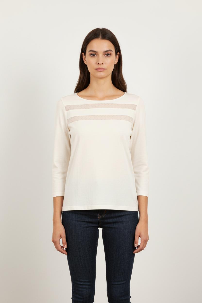 T-shirt Blanc - Taille M/38