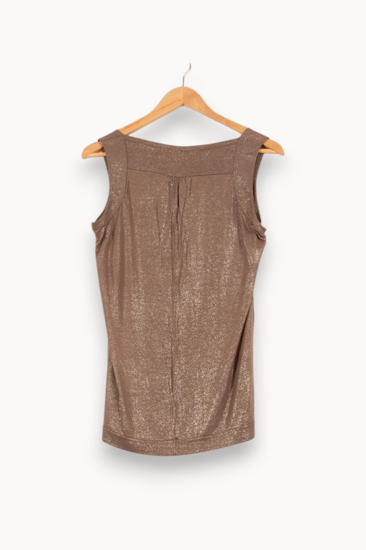 Débardeur Marron - Taille S/36 de la marque Gerard Darel | PARAD58996 - Vendu par Paradigme - Image 4