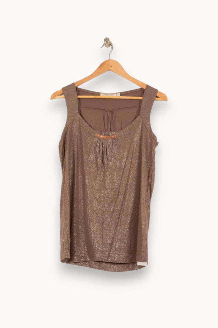 Débardeur Marron - Taille S/36 de la marque Gerard Darel | PARAD58996 - Vendu par Paradigme - Image 2