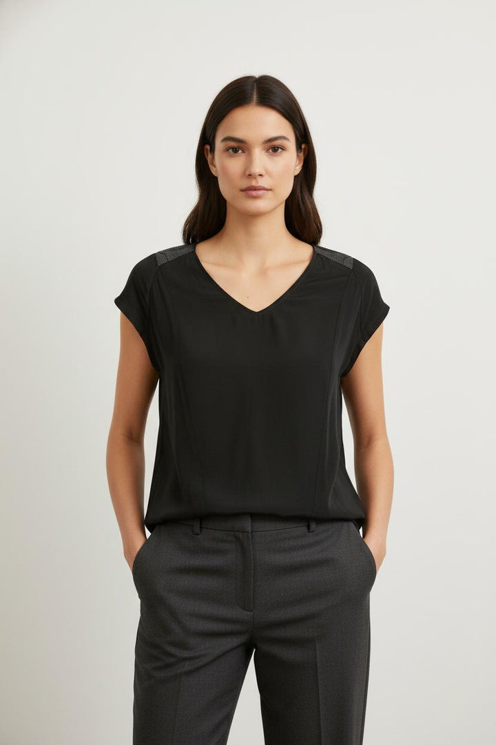 Blouse Noire - Taille L/40