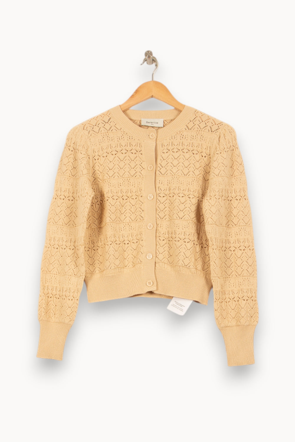 Cardigan Beige - Taille S/36 de la marque Bérénice | PARAD59010 - Vendu par Paradigme - Image 2