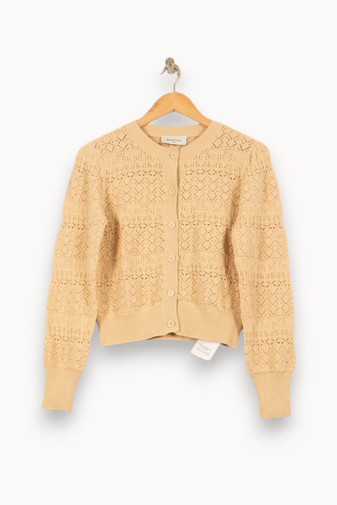Cardigan Beige - Taille S/36 de la marque Bérénice | PARAD59010 - Vendu par Paradigme - Image 2
