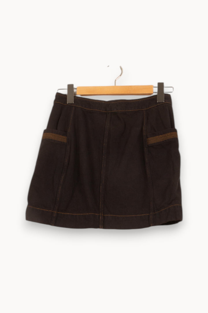 Jupe Courte Noire - Taille M/38 de la marque Sézane | PARAD59030 - Vendu par Paradigme - Image 4