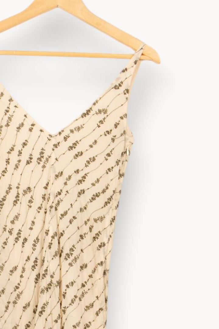 Robe Midi Beige - Taille L/40 de la marque ZAPA | PARAD59037 - Vendu par Paradigme - Image 3