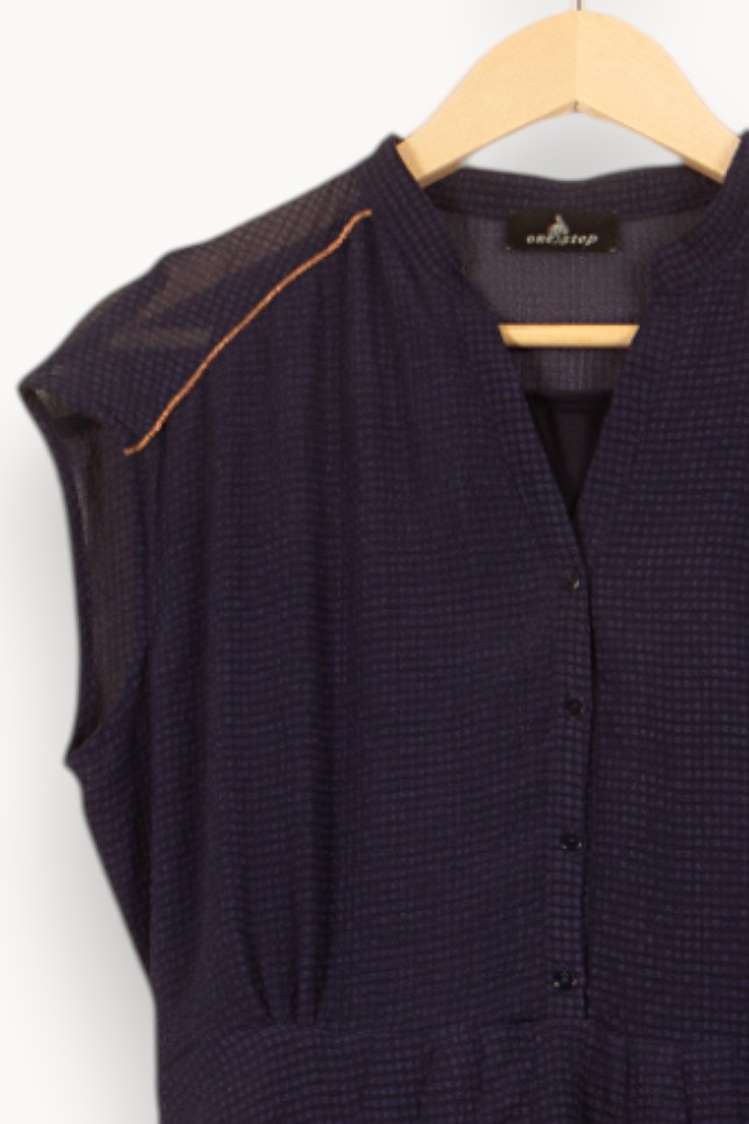 Robe Midi Bleue - Taille XL/42 de la marque One Step | PARAD59039 - Vendu par Paradigme - Image 3