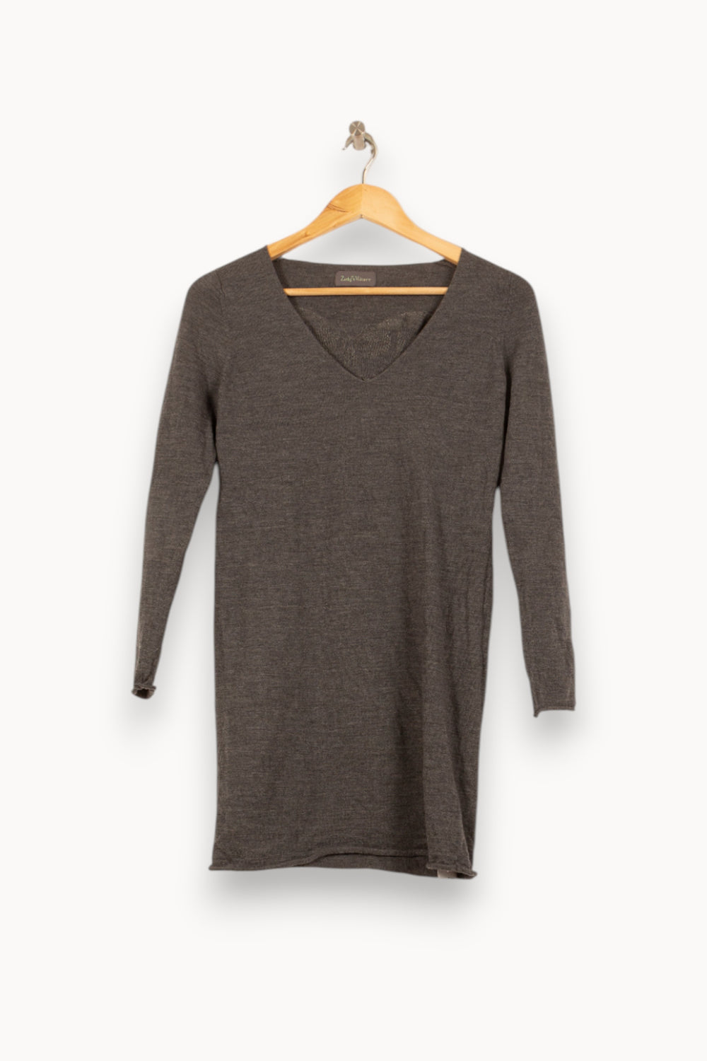 Robe Pull Grise - Taille S/36 de la marque Zadig&Voltaire | PARAD59044 - Vendu par Paradigme - Image 2