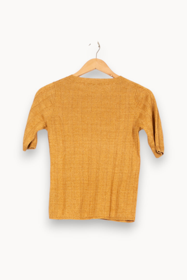 Pull Jaune - Taille XS/34 de la marque Soeur | PARAD59046 - Vendu par Paradigme - Image 4