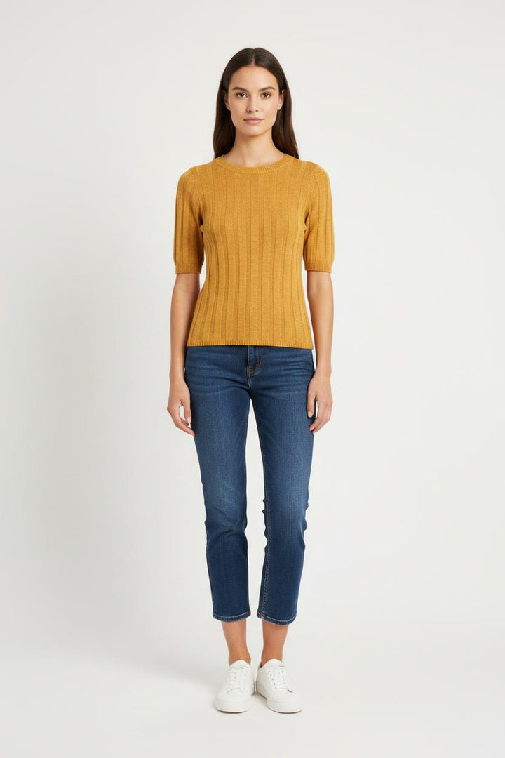 Pull Jaune - Taille XS/34