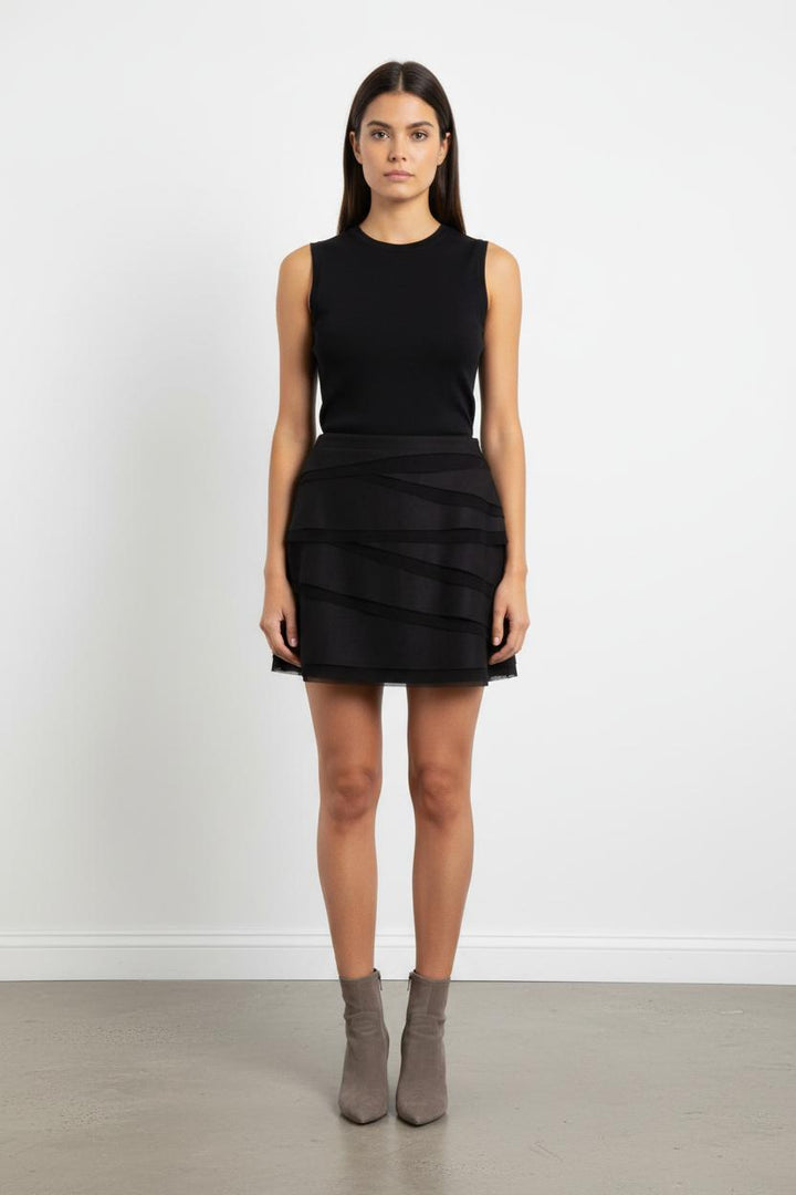Jupe Volantée Noire - Taille XS/34