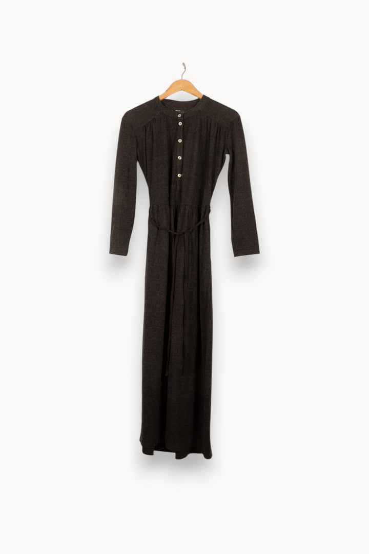 Robe Longue Grise - Taille XS/34 de la marque Léon & Harper | PARAD59053 - Vendu par Paradigme - Image 2