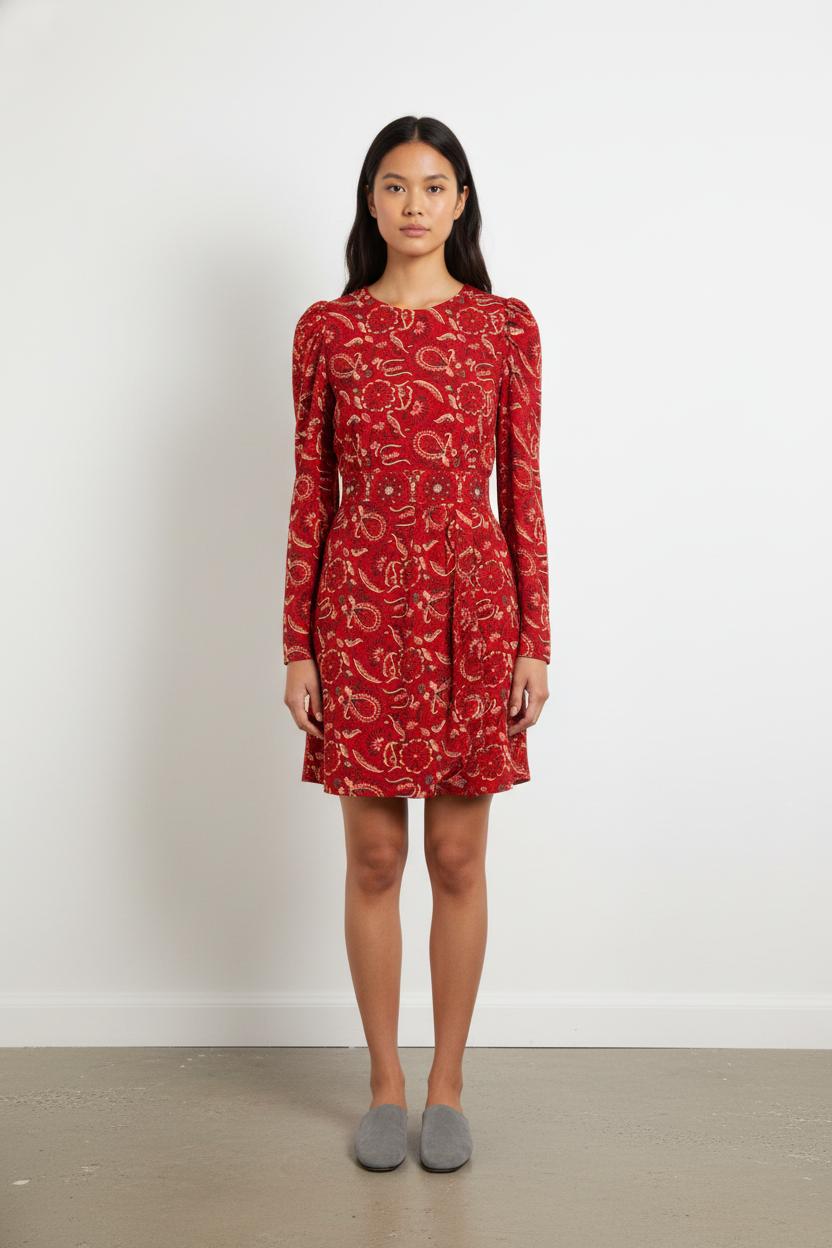 Robe Courte Rouge - Taille S/36