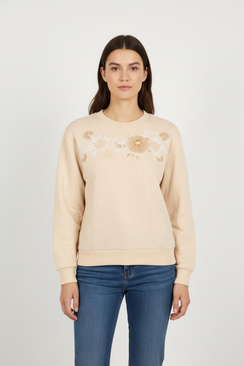 Sweat-shirt Beige - Taille S/36