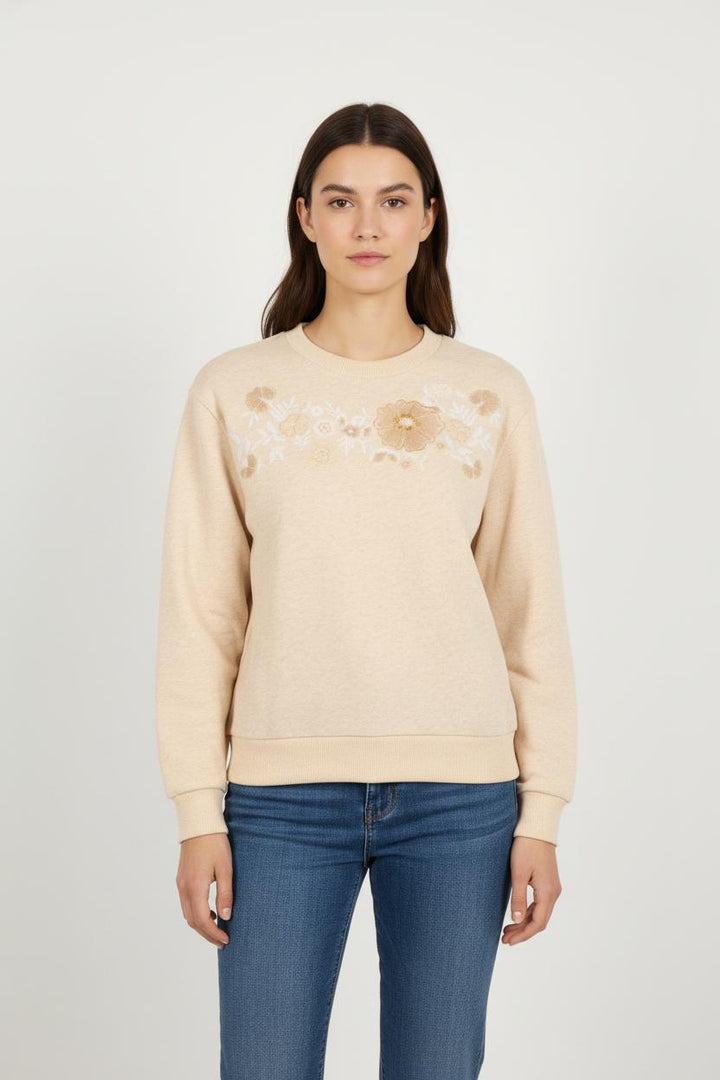 Sweat-shirt Beige - Taille S/36