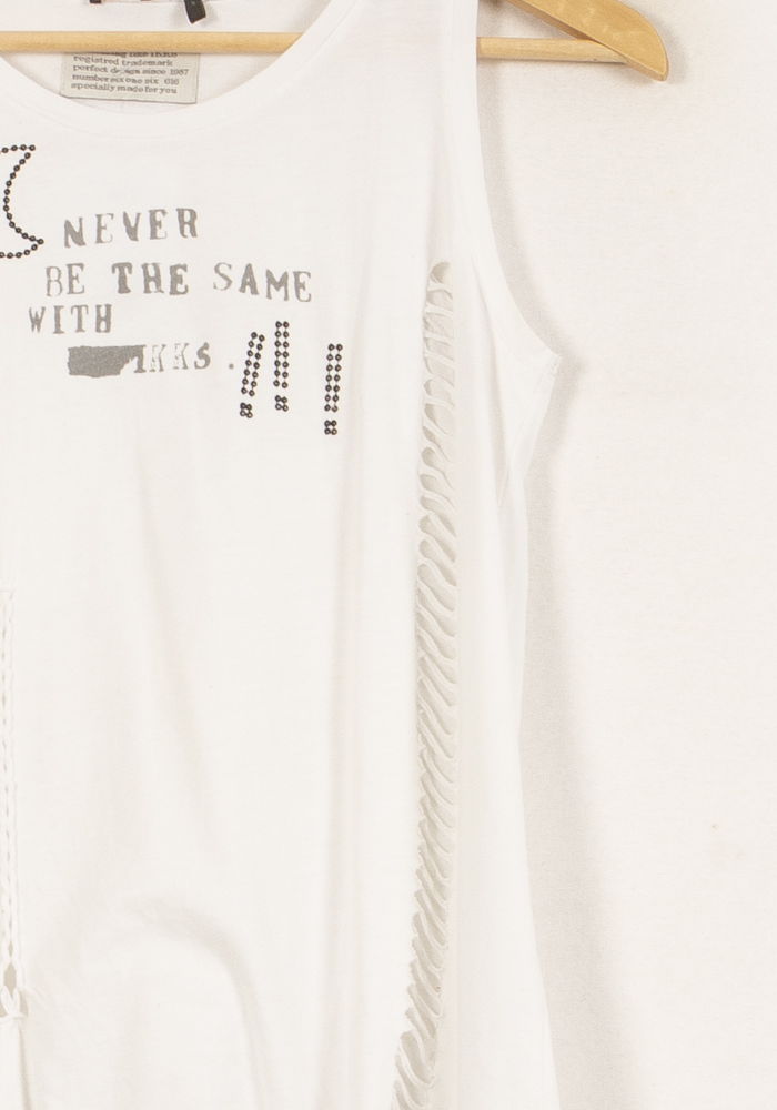 Débardeur Blanc - Taille S/36 de la marque IKKS | PARAD59082 - Vendu par Paradigme - Image 3