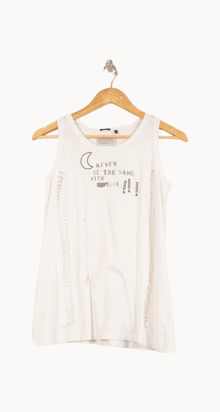 Débardeur Blanc - Taille S/36 de la marque IKKS | PARAD59082 - Vendu par Paradigme - Image 2
