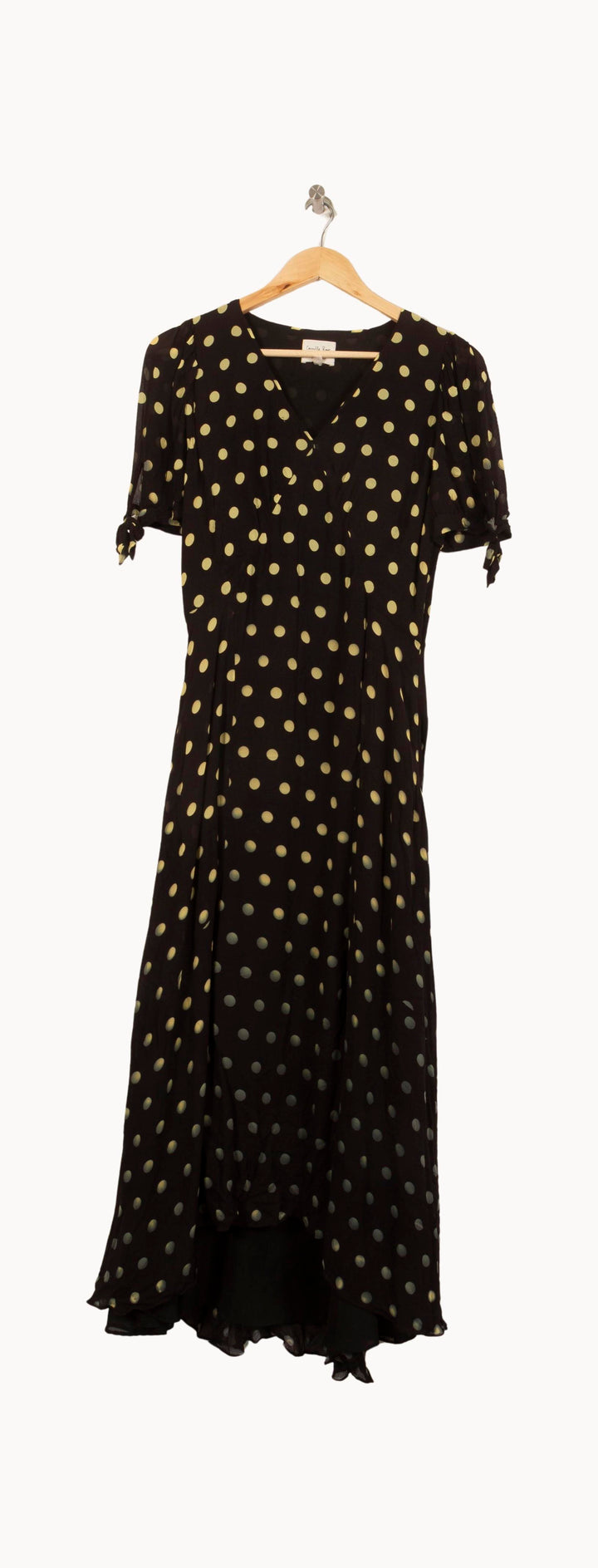 Robe Longue Noire et Jaune - Taille S/36 de la marque Pablo | PARAD59083 - Vendu par Paradigme - Image 2