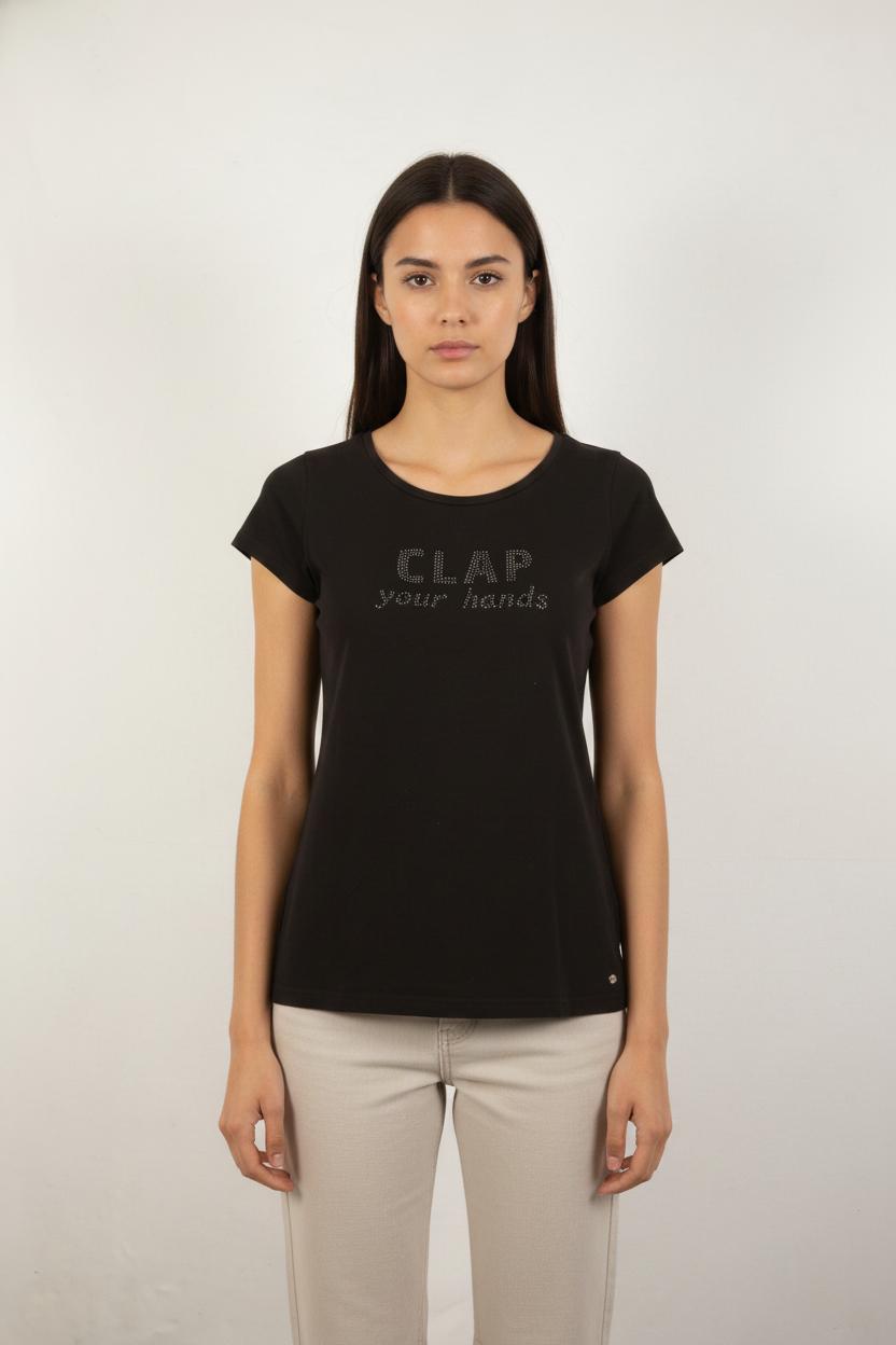 Tee-shirt Noir - Taille M/38