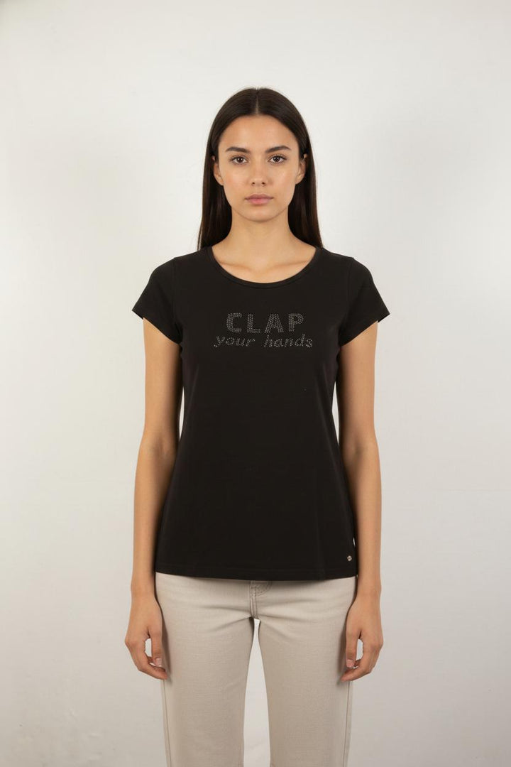 Tee-shirt Noir - Taille M/38
