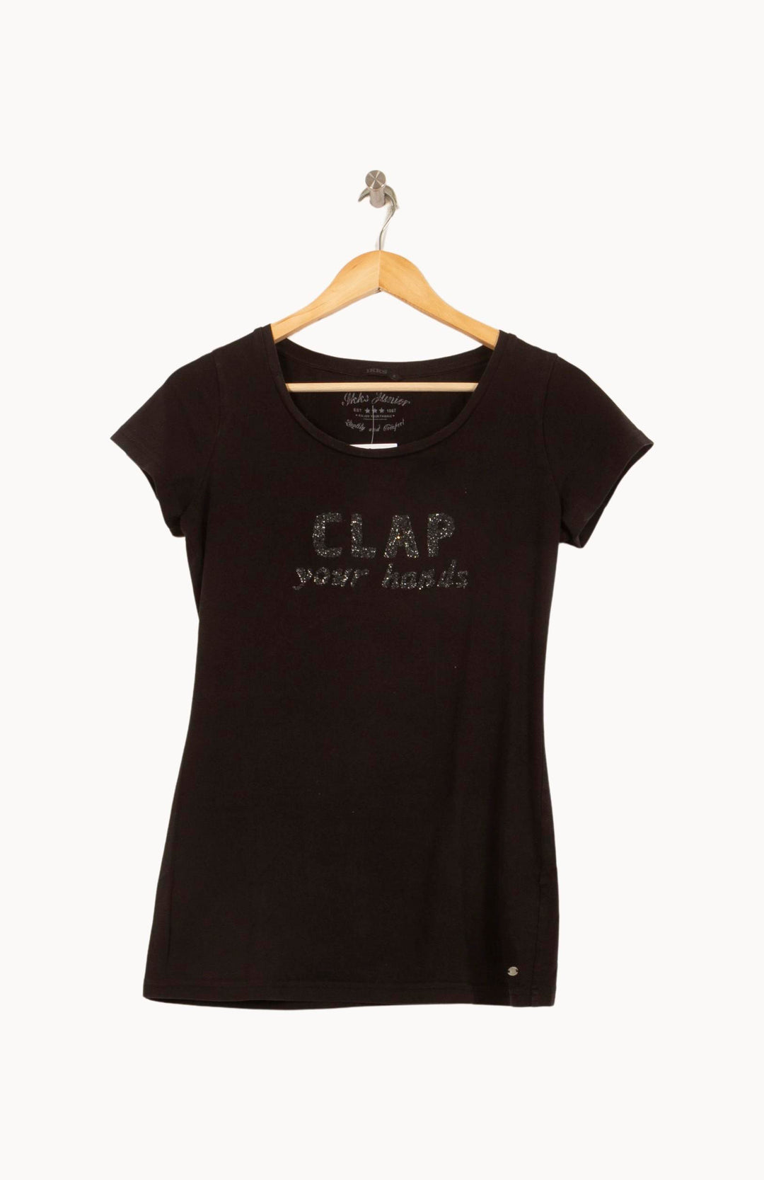 Tee-shirt Noir - Taille M/38 de la marque IKKS | PARAD59086 - Vendu par Paradigme - Image 2