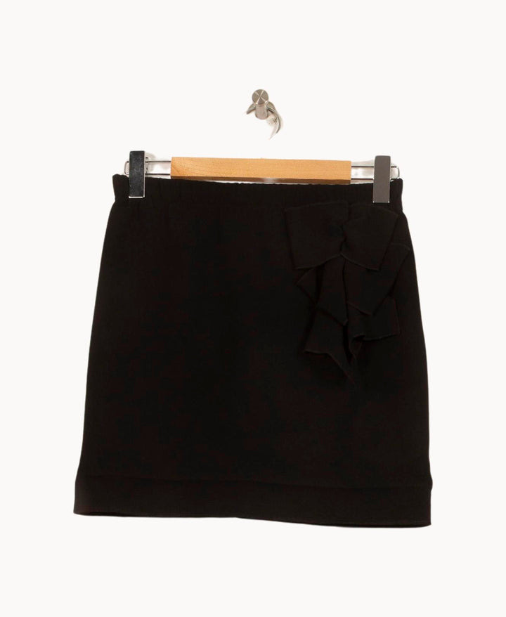 Jupe Courte Noire - Taille S/36 de la marque Sandro | PARAD59088 - Vendu par Paradigme - Image 2