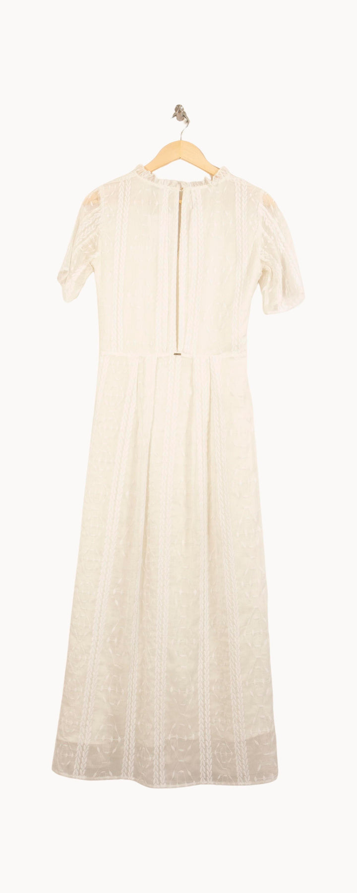 Robe Longue Blanche - Taille S/36 de la marque IKKS | PARAD59091 - Vendu par Paradigme - Image 4