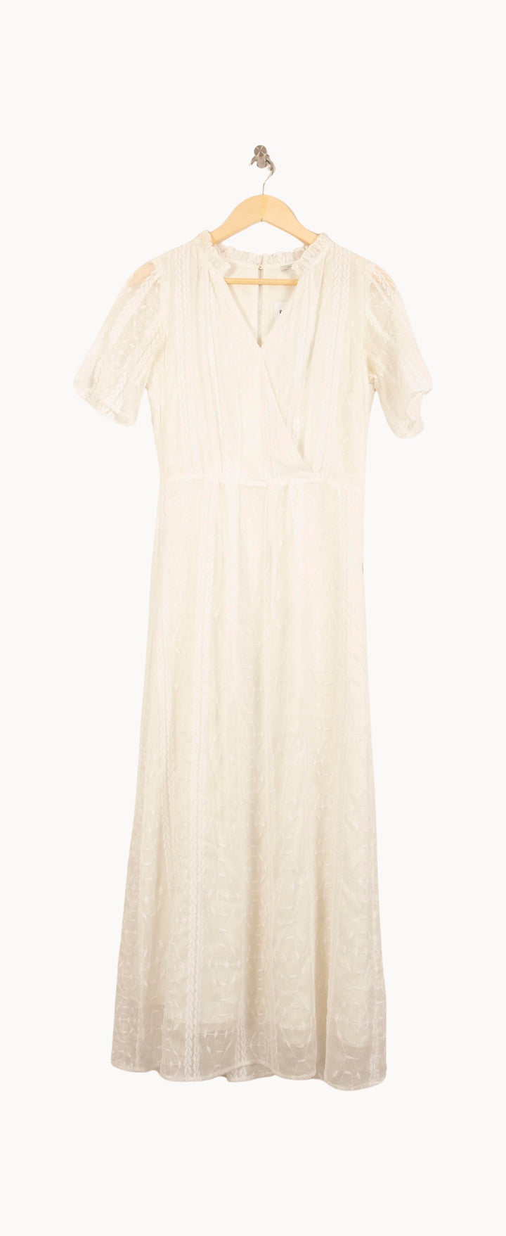 Robe Longue Blanche - Taille S/36 de la marque IKKS | PARAD59091 - Vendu par Paradigme - Image 2