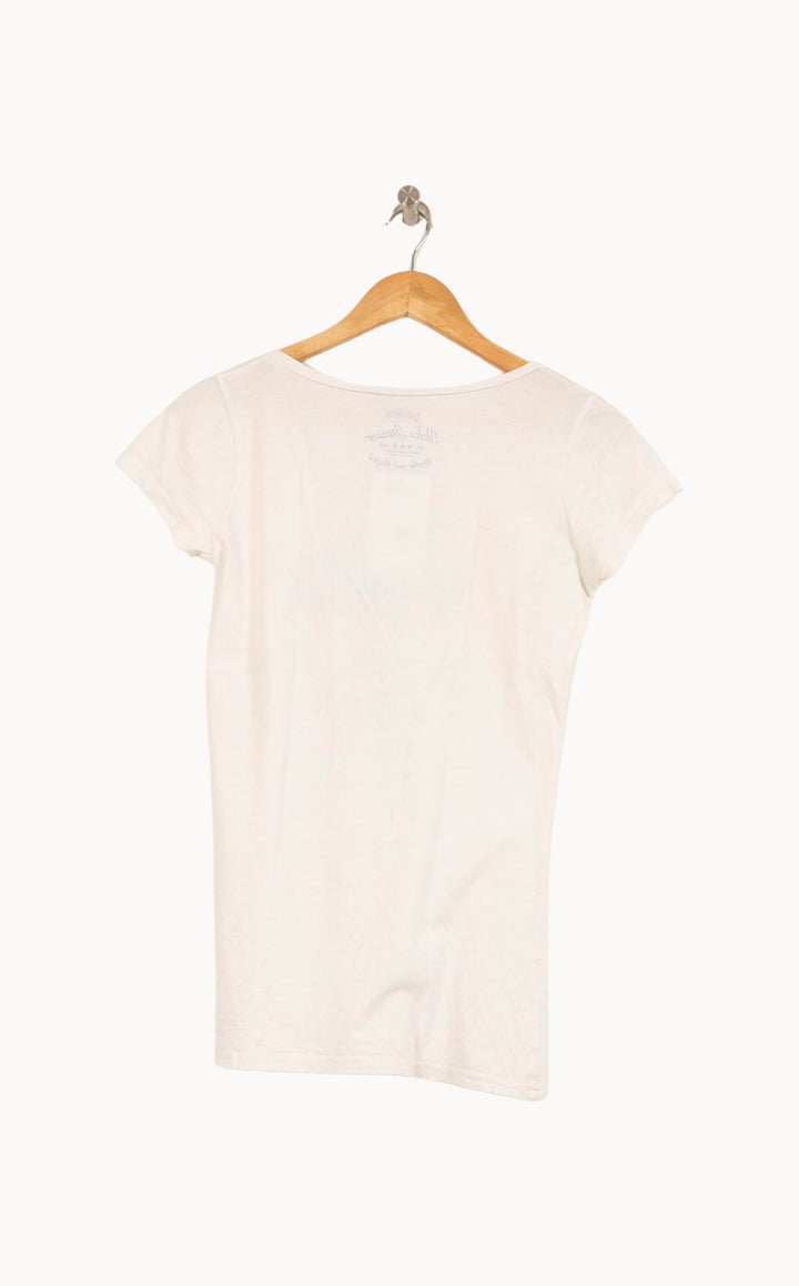 Tee-shirt Blanc - Taille L/40 de la marque IKKS | PARAD59092 - Vendu par Paradigme - Image 4