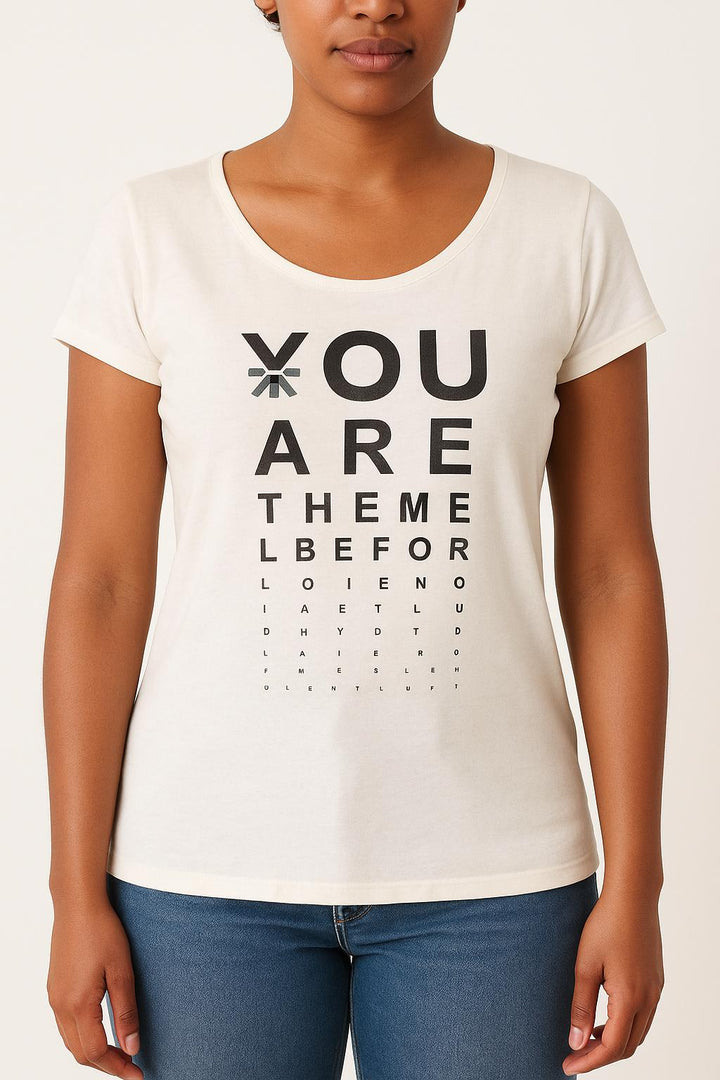 Tee-shirt Blanc - Taille L/40 de la marque IKKS | PARAD59092 - Vendu par Paradigme - Image 1