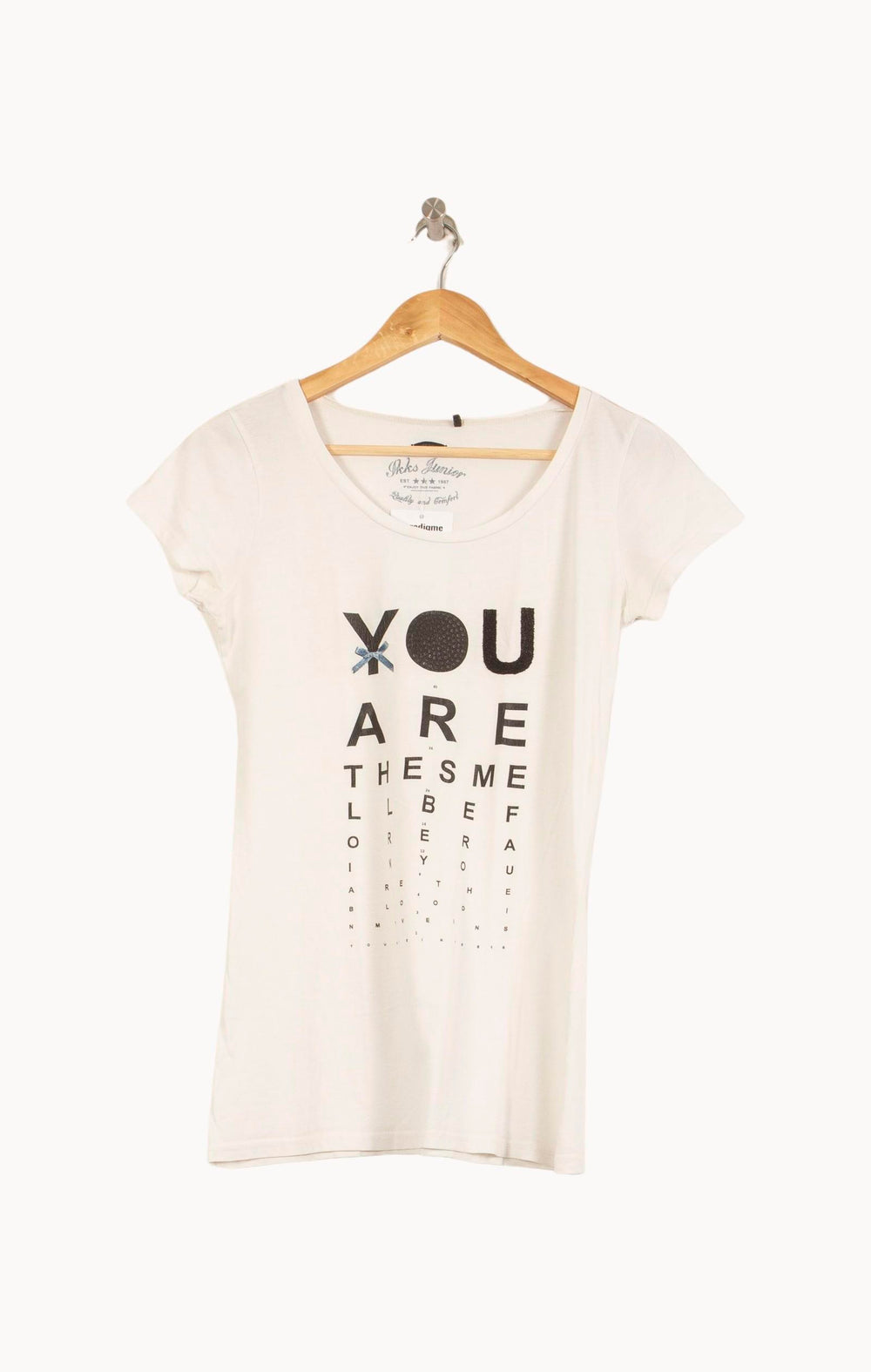 Tee-shirt Blanc - Taille L/40 de la marque IKKS | PARAD59092 - Vendu par Paradigme - Image 2