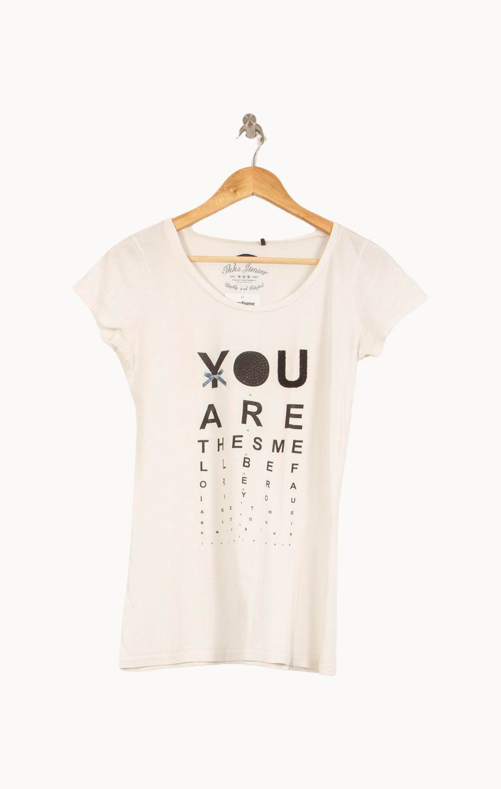 Tee-shirt Blanc - Taille L/40 de la marque IKKS | PARAD59092 - Vendu par Paradigme - Image 2