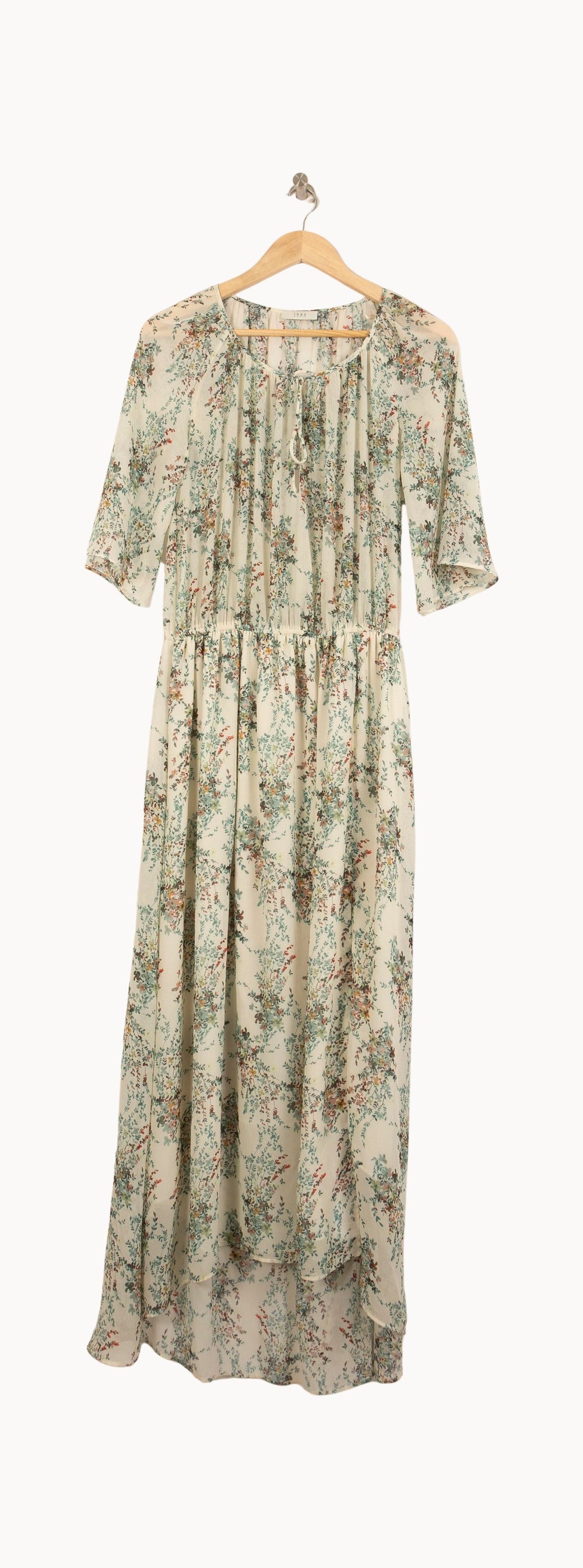 Robe Longue Écrue et Verte - Taille M/38 de la marque IKKS | PARAD59094 - Vendu par Paradigme - Image 2