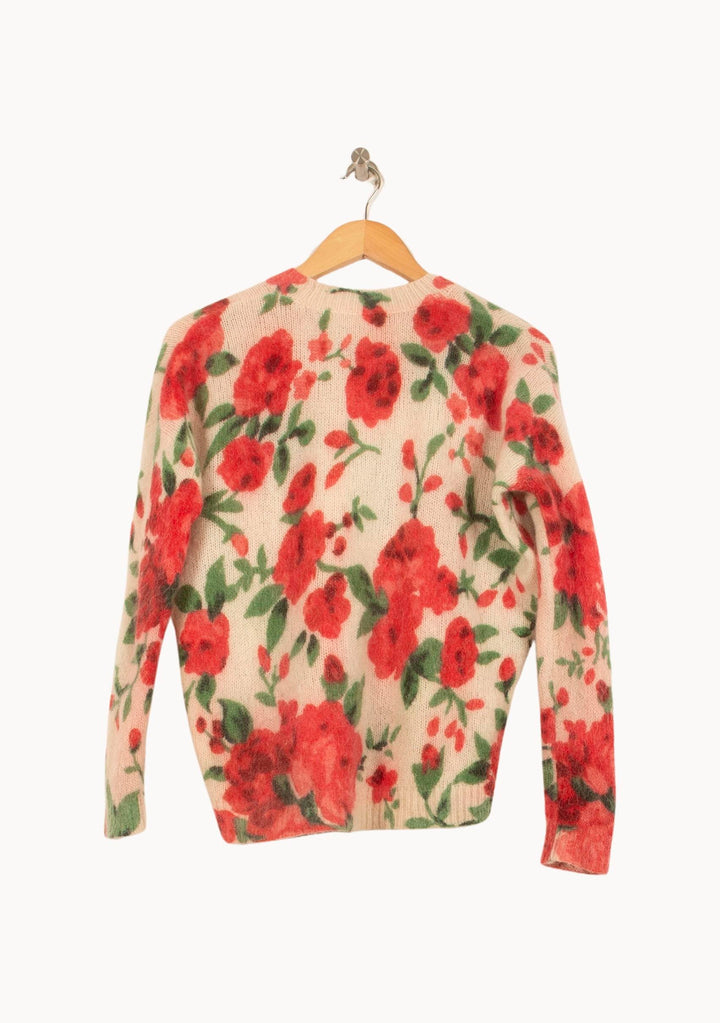 Pull Blanc et Rouge - Taille S/36 de la marque Sézane | PARAD59095 - Vendu par Paradigme - Image 4
