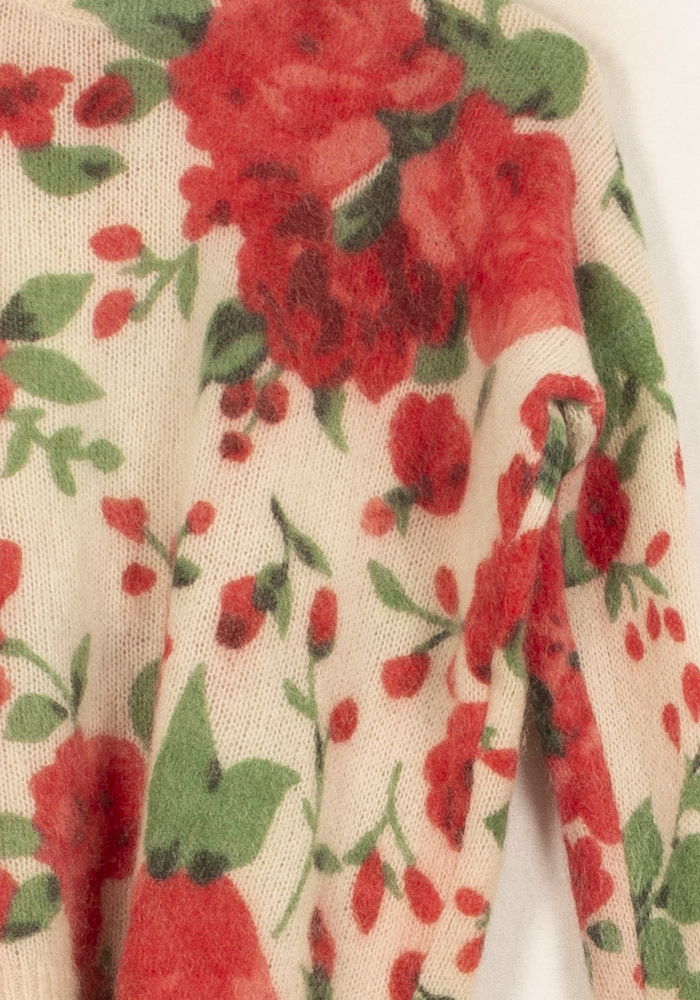 Pull Blanc et Rouge - Taille S/36 de la marque Sézane | PARAD59095 - Vendu par Paradigme - Image 3